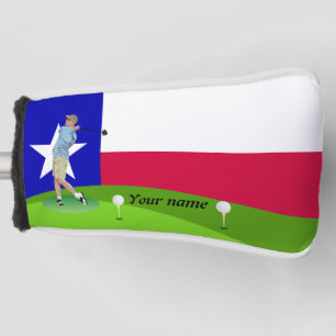 Texas-Flagge Golf Headcover