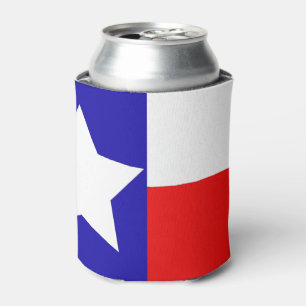 Texas-Flagge kann cooler Dosenkühler