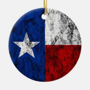 Texas-Flagge Keramikornament