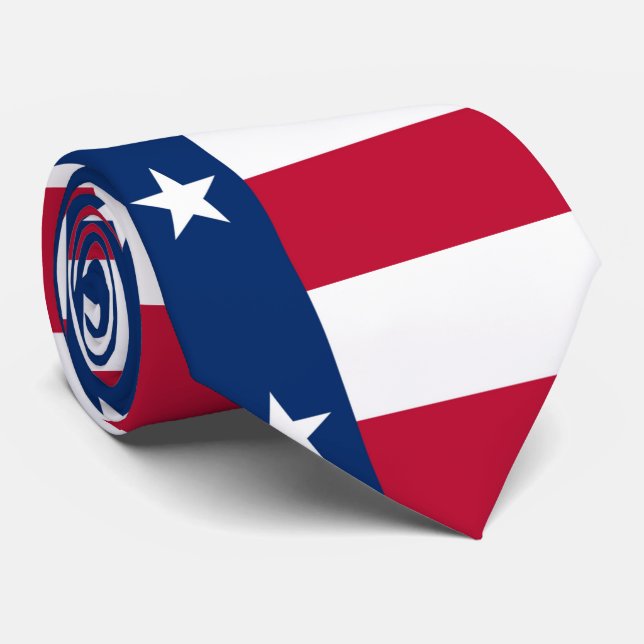 Texas-Flagge Krawatte (Gerollt)