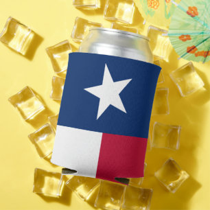 Texas-Flagge: Longhorns, der texanische Stern Lone Dosenkühler