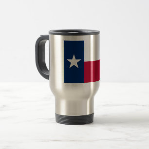Texas-Flagge: Longhorns, der texanische Stern Lone Reisebecher