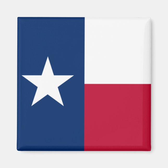 Texas-Flagge Magnet (Vorne)