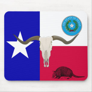 Texas-Flagge Mousepad