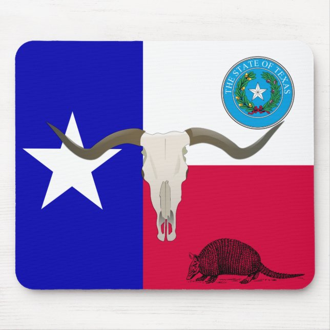 Texas-Flagge Mousepad (Vorne)