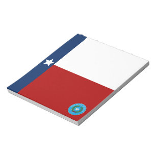 Texas-Flagge Notizblock