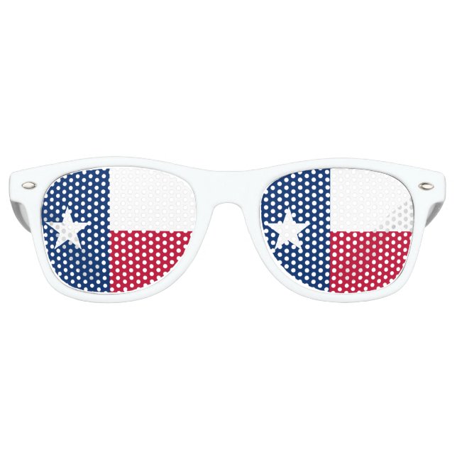 Texas-Flagge Partybrille (Vorderseite)