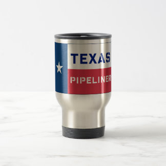 Texas-Flagge Pipeliner Reise-Tasse Reisebecher