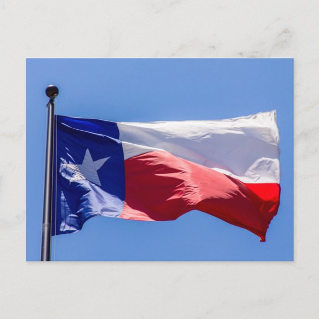 Texas-Flagge Postkarte (Vorderseite)
