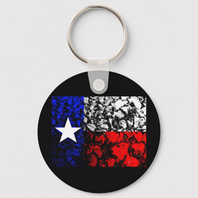 Texas-Flagge Schlüsselanhänger (Vorderseite)