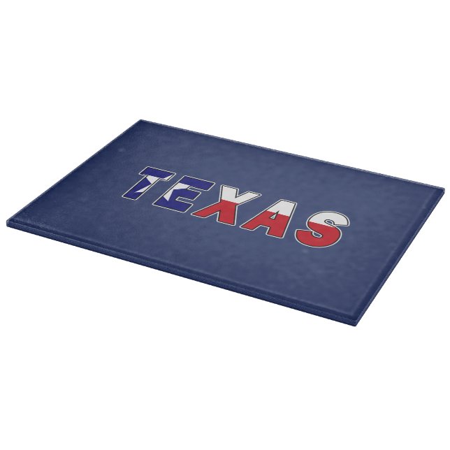 Texas-Flagge Schneidebrett (Ecke)