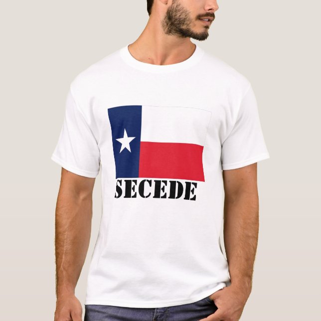 Texas-Flagge, SECEDE T-Shirt (Vorderseite)