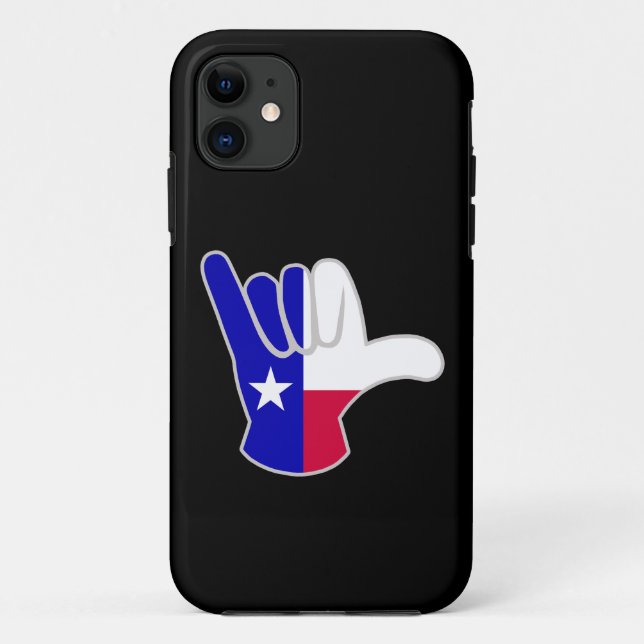 Texas flagge Shaka Case-Mate iPhone Hülle (Rückseite)