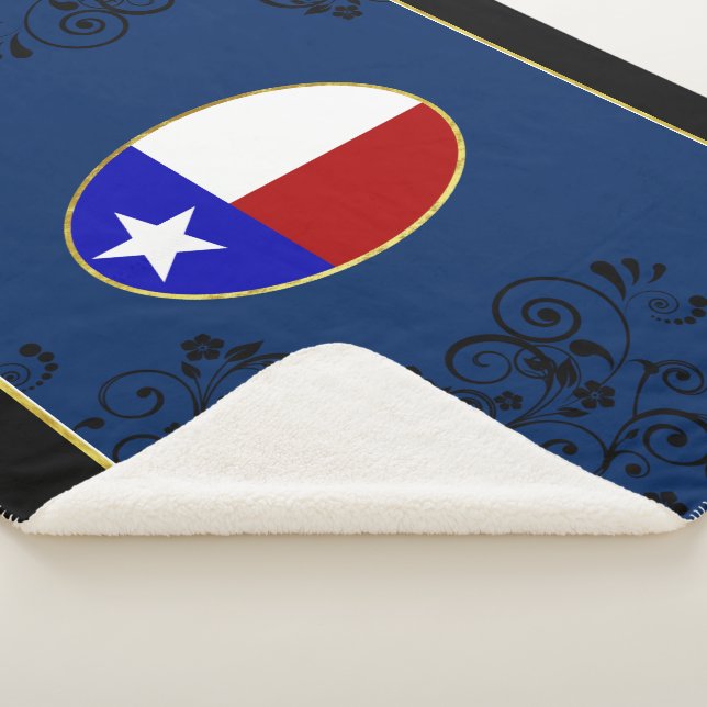 Texas-Flagge Sherpadecke (3/4)