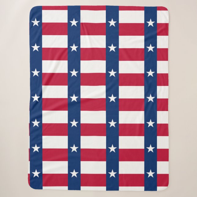 Texas-Flagge Sherpadecke (Vorderseite)