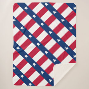 Texas-Flagge Sherpadecke