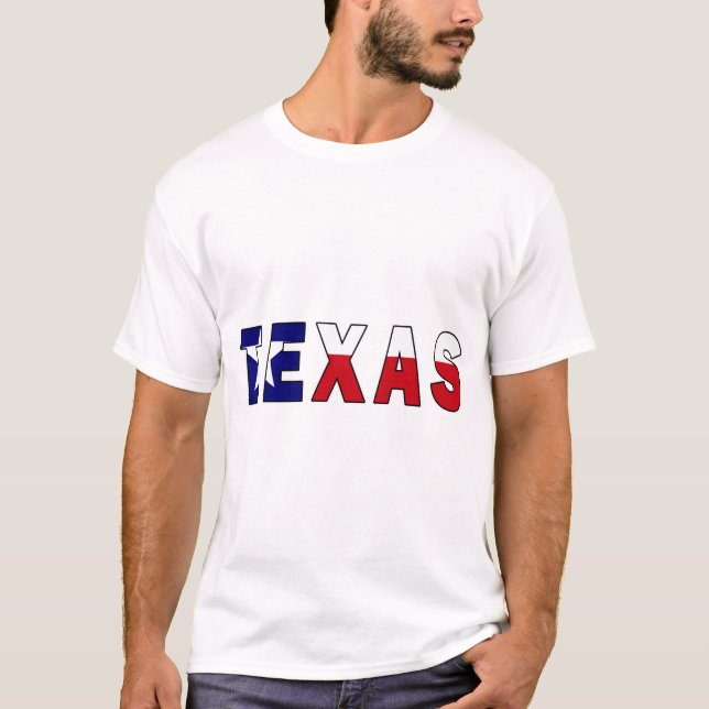 Texas-Flagge T-Shirt (Vorderseite)