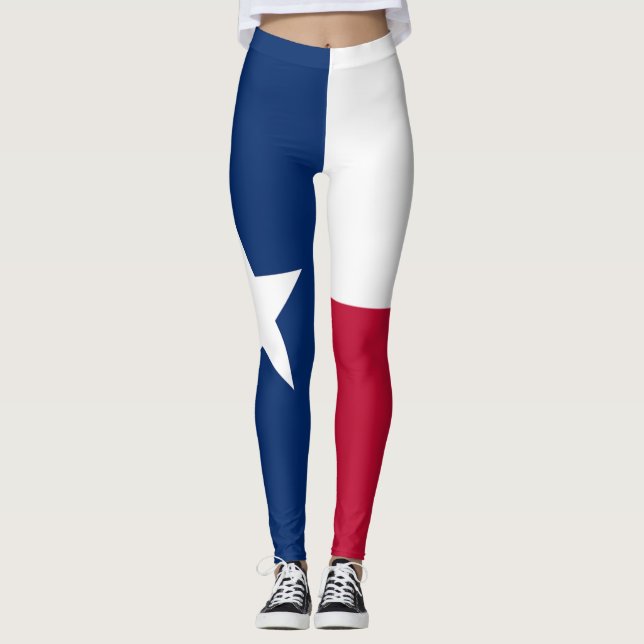 Texas-Flagge - Texan-Stolz Leggings (Vorderseite)