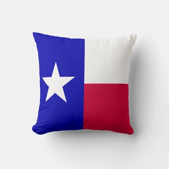 Texas-Flagge - Throw-Kissen Kissen (Vorderseite)