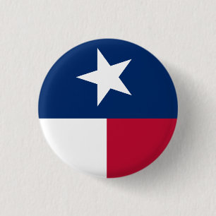 Texas-Flagge (vertikal) Button
