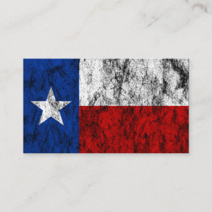 texas-Flagge Visitenkarte