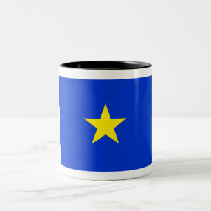 Texas, Flagge von Texas (1836-1839) Zweifarbige Tasse