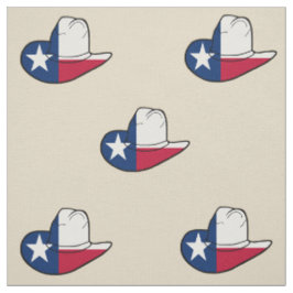 Texas-Flaggen-Cowboyhut-Gewebe IRGENDEINE FARBE Stoff