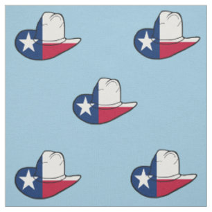 Texas-Flaggen-Cowboyhut-Gewebe IRGENDEINE Stoff