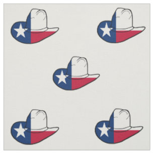 Texas-Flaggen-Cowboyhut-Gewebe IRGENDEINE Stoff