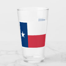 Texas-Flaggen-Glas-Trommel