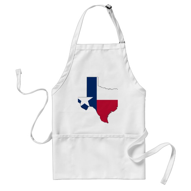 Texas-Flaggen-Karte Schürze (Vorne)