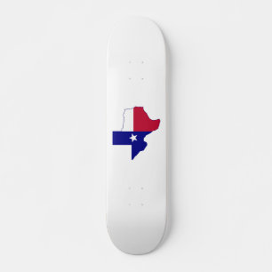 Texas-Flaggen-Karte Skateboard