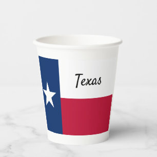Texas Flags Paper Cup Pappbecher