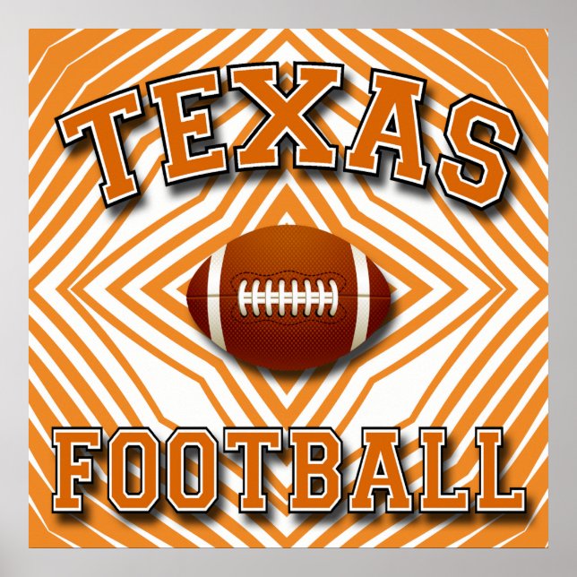 TEXAS FOOTBALL POSTER (Vorne)