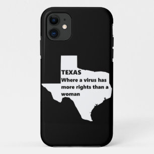 Texas Frauenrechte als weiß Case-Mate iPhone Hülle