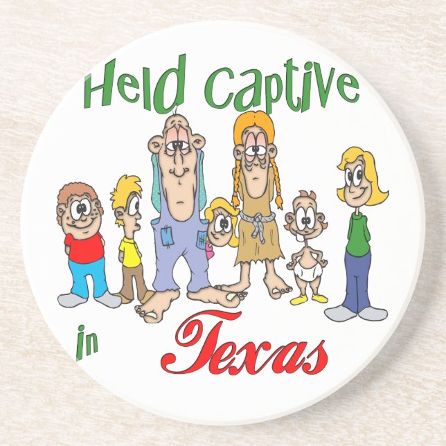 Texas Funny Trailer Park Dessous de verre Sandston (Devant)