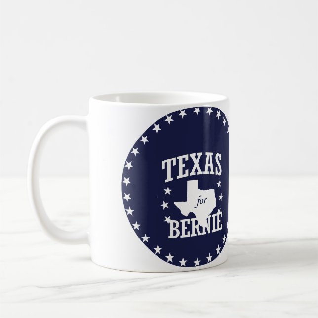 TEXAS FÜR BERNIE-SANDPAPIERSCHLEIFMASCHINEN KAFFEETASSE (Links)