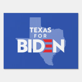 Texas für Biden Gartenschild