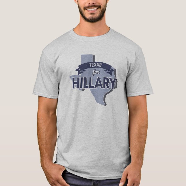 TEXAS FÜR HILLARY - .PNG T-Shirt (Vorderseite)