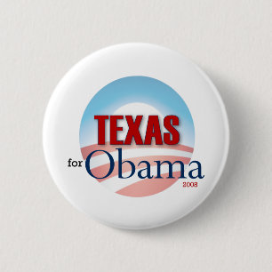 TEXAS für Obama Button
