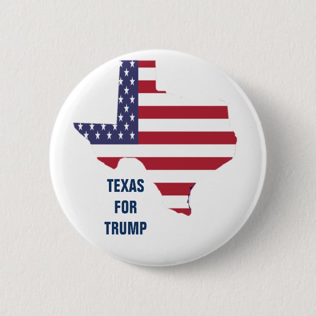 TEXAS FÜR TRUMP BUTTON (Vorderseite)