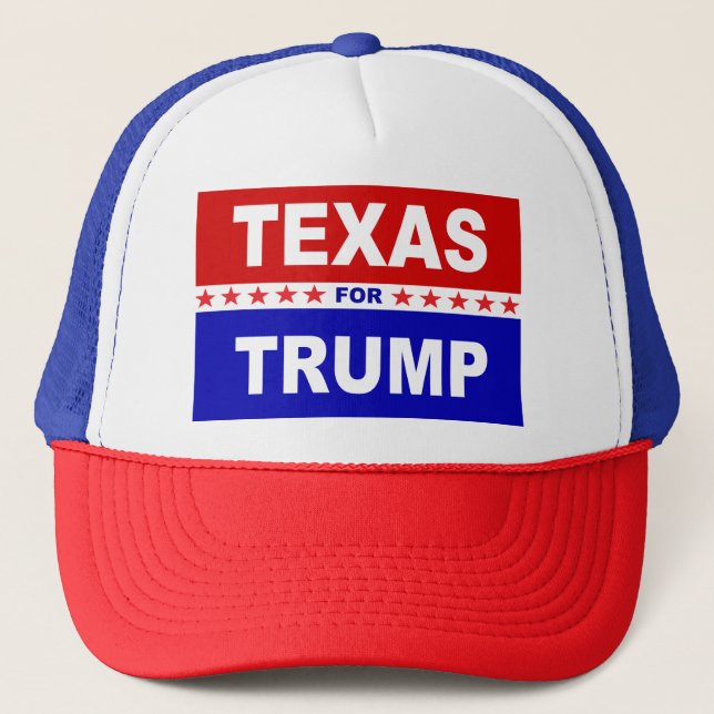 Texas für Trump Truckerkappe (Vorderseite)