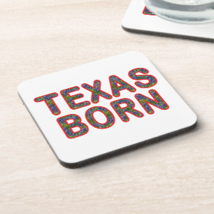 Texas Geboren Bluebonnet Getränkeuntersetzer