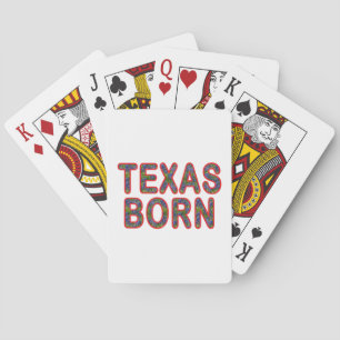 Texas Geboren Bluebonnet Spielkarten