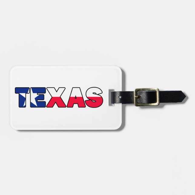 Texas Gepäckanhänger (Vorderseite horizontal)