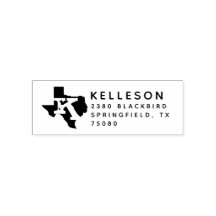 Texas gestempelt | Rücksendeadresse Selbstfarbige 