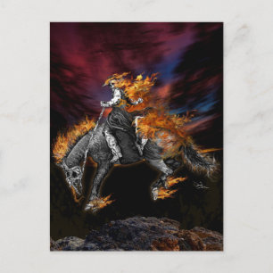 Texas Ghost Rider Postkarte