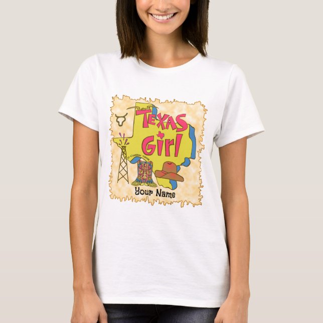 Texas Girl T-Shirt (Vorderseite)