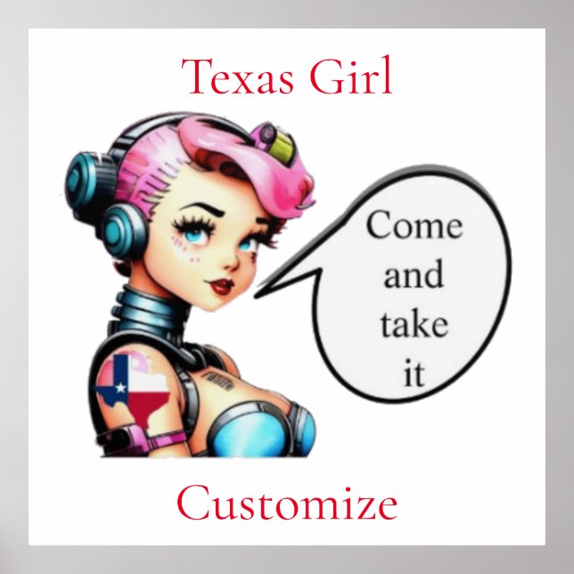 Texas Girl Thunder_Cove Poster (Vorne)