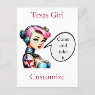 Texas Girl Thunder_Cove Postkarte